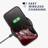 KW iPhone 15 Pro Θήκη Σιλικόνης Rubberized TPU - Bordeaux Purple