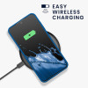 KW Samsung Galaxy S24 Θήκη Σιλικόνης Rubberized TPU - Blue Reef