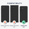 KW Samsung Galaxy S24 Θήκη Σιλικόνης Rubberized TPU - Blue Reef
