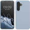 KW Samsung Galaxy S24 Θήκη Σιλικόνης Rubberized TPU - Light Blue Matte