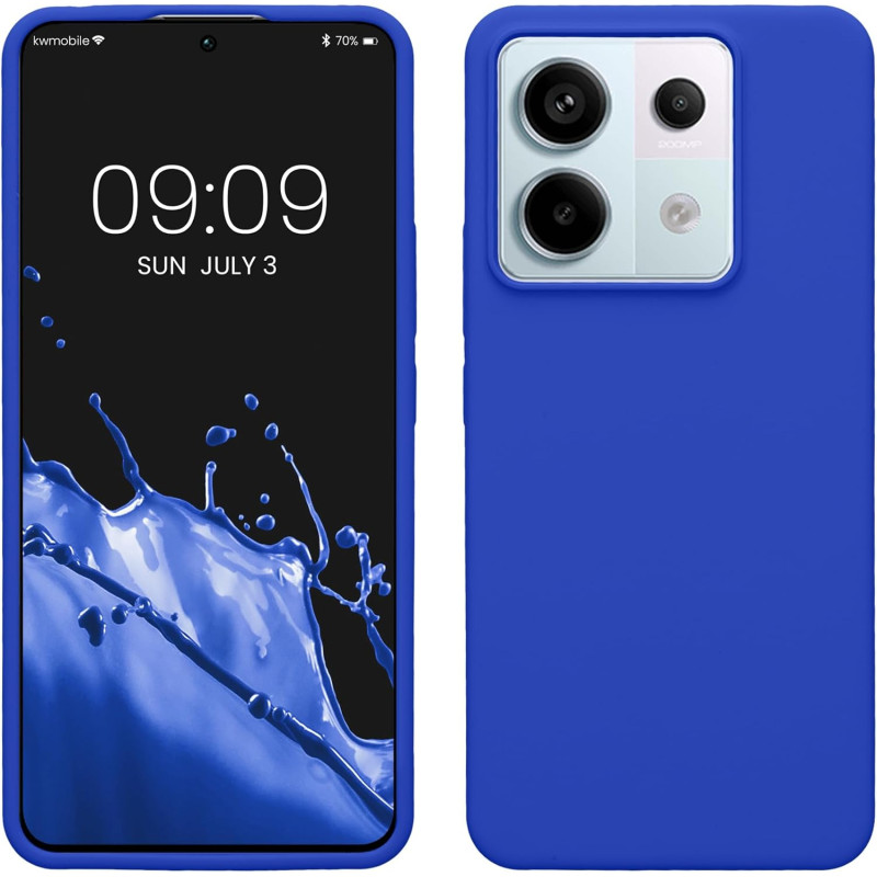 KW Xiaomi Redmi Note 13 Pro 5G / Poco X6 5G Θήκη Σιλικόνης Rubberized TPU - Baltic Blue
