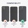 KW iPhone 15 Pro Θήκη Σιλικόνης Rubberized TPU - Fir Green