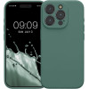 KW iPhone 15 Pro Θήκη Σιλικόνης Rubberized TPU - Fir Green
