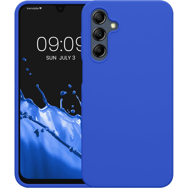 KW Samsung Galaxy A16 4G / A16 5G Θήκη Σιλικόνης Rubberized TPU - Baltic Blue