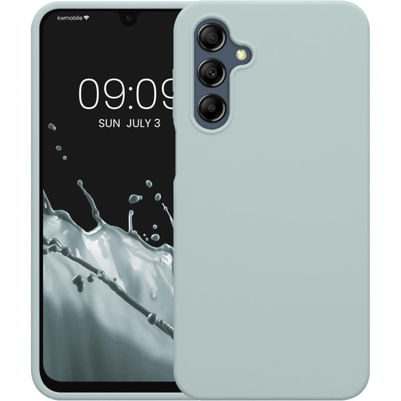 KW Samsung Galaxy A16 4G / A16 5G Θήκη Σιλικόνης Rubberized TPU - Cool Mint