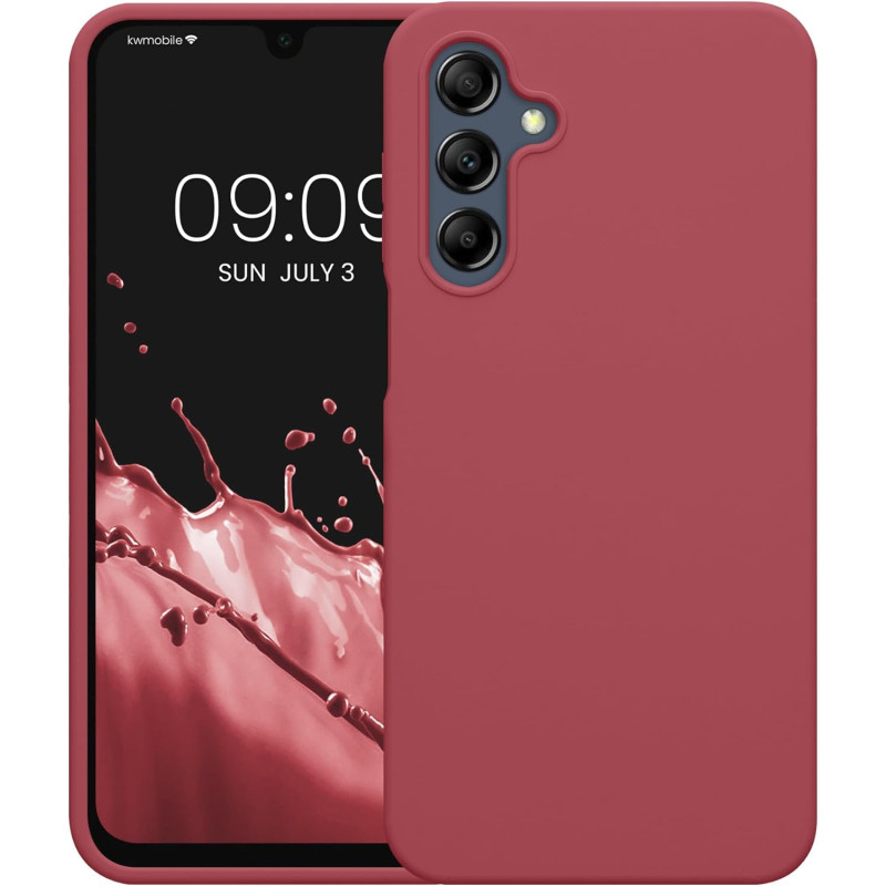 KW Samsung Galaxy A16 4G / A16 5G Θήκη Σιλικόνης Rubberized TPU - Dark Rose