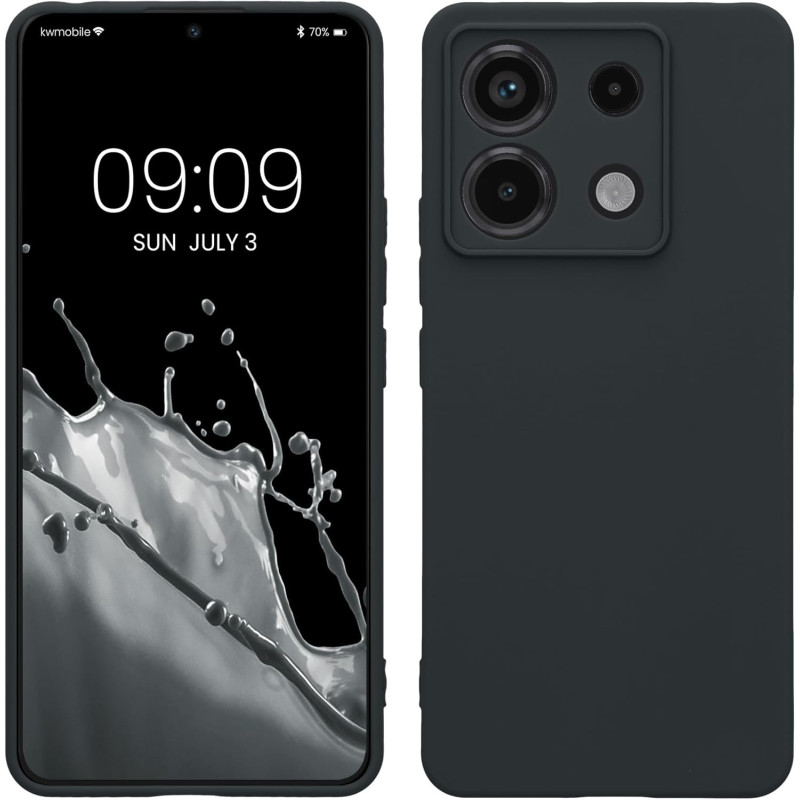 KW Xiaomi Redmi Note 13 Pro 5G / Poco X6 5G Θήκη Σιλικόνης TPU - Blueberry Blue