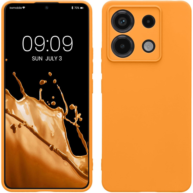 KW Xiaomi Redmi Note 13 Pro 5G / Poco X6 5G Θήκη Σιλικόνης TPU - Fruity Orange