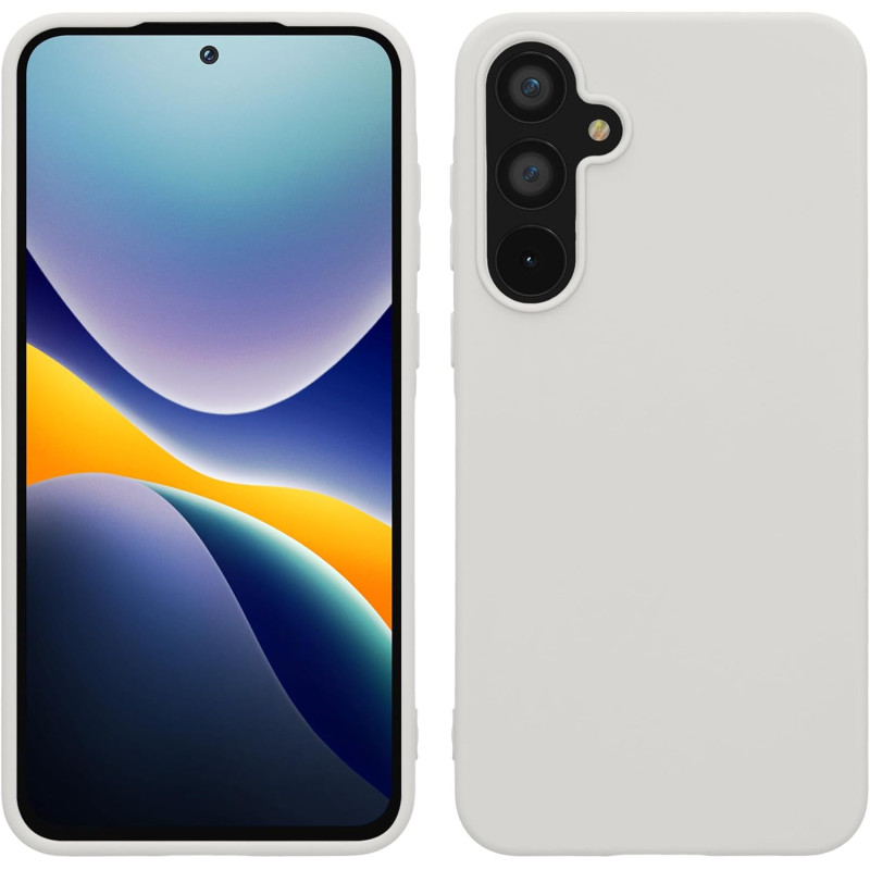 KW Samsung Galaxy A55 5G Λεπτή Θήκη Σιλικόνης TPU - Matte White