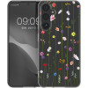 KW Samsung Galaxy A55 5G Λεπτή Θήκη Σιλικόνης TPU - Design Wild Flowers Tendril - Multicoloured / Διάφανη