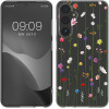 KW Samsung Galaxy A55 5G Λεπτή Θήκη Σιλικόνης TPU - Design Wild Flowers Tendril - Multicoloured / Διάφανη