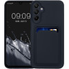 KW Samsung Galaxy A15 4G / A15 5G Θήκη Σιλικόνης TPU με Υποδοχή για Κάρτα - Dark Blue