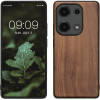 KW Xiaomi Redmi Note 13 Pro 4G Θήκη από Φυσικό Ξύλο - Brown