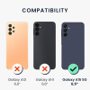 KW Samsung Galaxy A15 4G / A15 5G Θήκη Σιλικόνης Rubberized TPU - Blue Reef