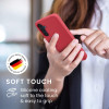 KW Samsung Galaxy A25 5G Θήκη Σιλικόνης Rubberized TPU - Dark Rose