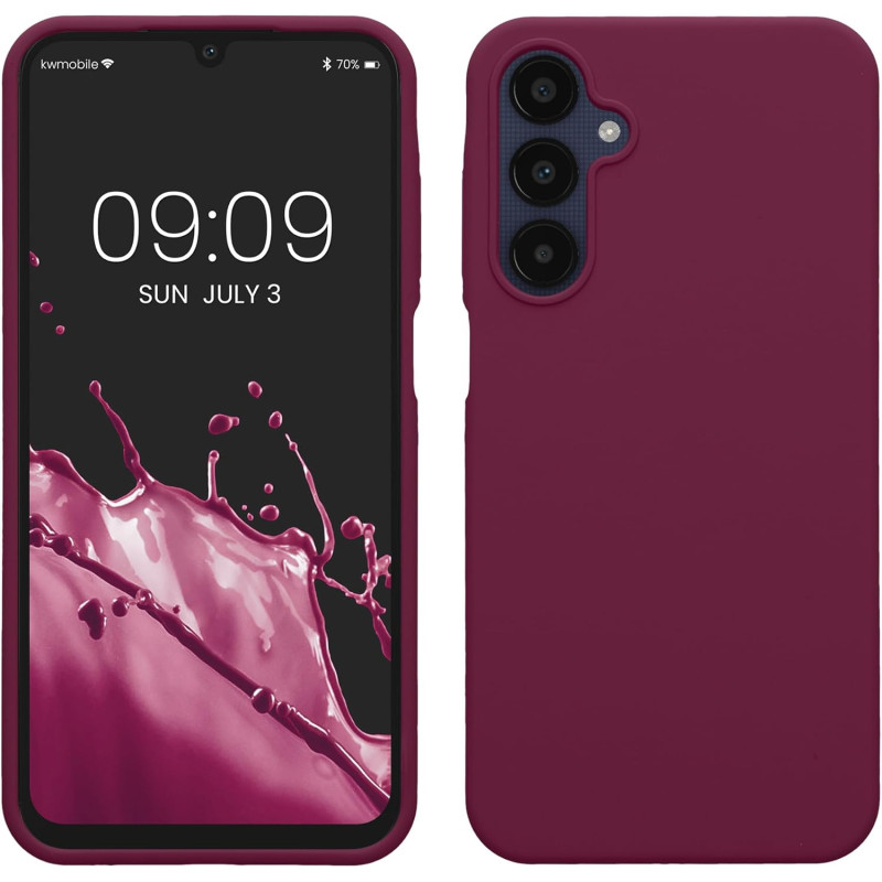 KW Samsung Galaxy A25 5G Θήκη Σιλικόνης Rubberized TPU - Bordeaux Purple KW Samsung Galaxy A25 5G Θήκη Σιλικόνης Rubberized TPU - Bordeaux Purple