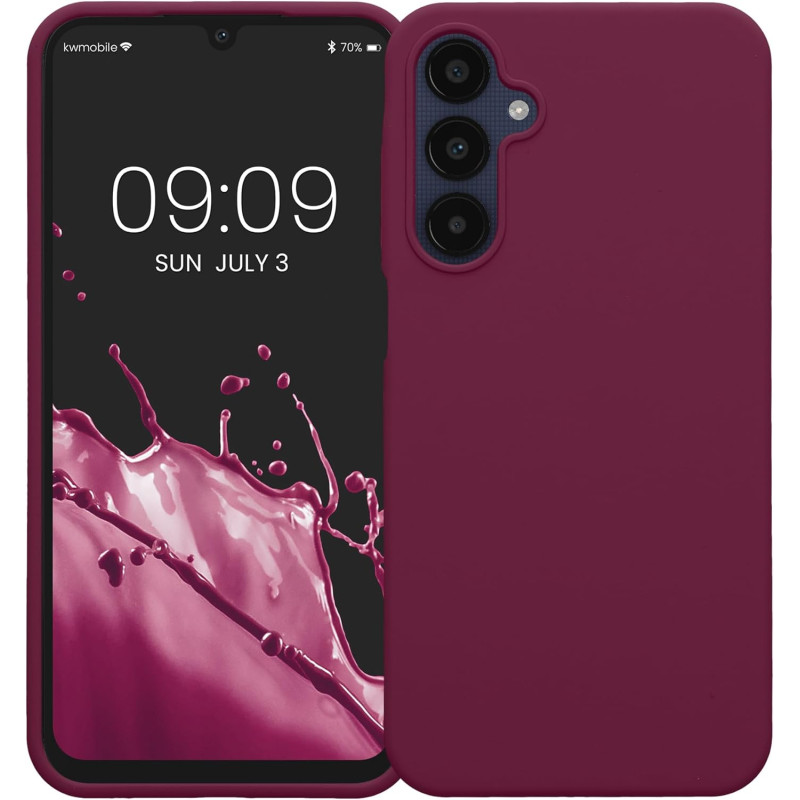 KW Samsung Galaxy A25 5G Θήκη Σιλικόνης Rubberized TPU - Bordeaux Purple KW Samsung Galaxy A25 5G Θήκη Σιλικόνης Rubberized TPU - Bordeaux Purple