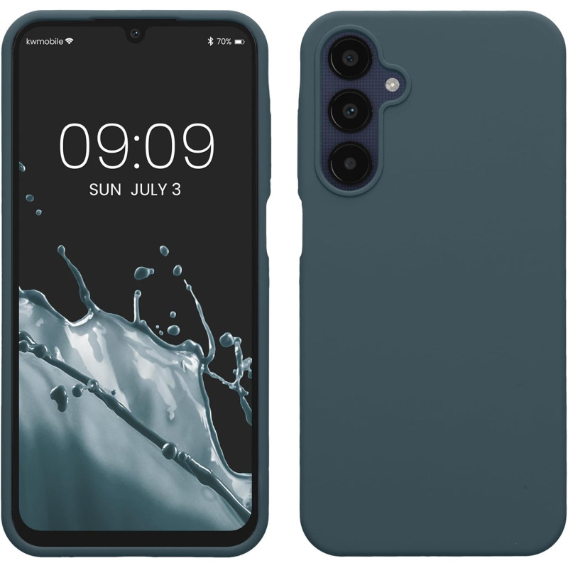KW Samsung Galaxy A25 5G Θήκη Σιλικόνης Rubberized TPU - Dark Slate