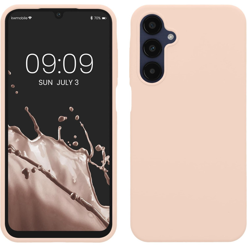 KW Samsung Galaxy A25 5G Θήκη Σιλικόνης Rubberized TPU - Coconut Swirl