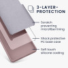 KW Samsung Galaxy A25 5G Θήκη Σιλικόνης Rubberized TPU - Nude Lilac