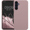 KW Samsung Galaxy A25 5G Θήκη Σιλικόνης Rubberized TPU - Nude Lilac