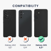 KW Samsung Galaxy A55 5G Θήκη Σιλικόνης Rubberized TPU - Blue Reef