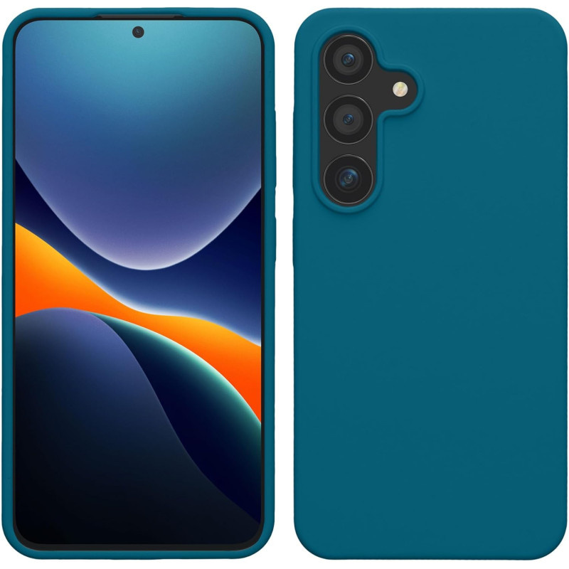 KW Samsung Galaxy S24 Θήκη Σιλικόνης Rubberized TPU - Matte Petrol
