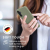 KW Samsung Galaxy A25 5G Θήκη Σιλικόνης Rubberized TPU - Grey Green