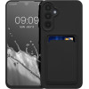 KW Samsung Galaxy A16 4G / A16 5G Θήκη Σιλικόνης TPU με Υποδοχή για Κάρτα - Black