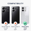 KW Xiaomi Redmi Note 13 5G Θήκη Σιλικόνης TPU με Λουράκι - Design Cherry Blossom Leaves - Pink / Dark Brown / Διάφανη KW Xiaomi Redmi Note 13 5G Θήκη Σιλικόνης TPU με Λουράκι - Design Cherry Blossom Leaves - Pink / Dark Brown / Διάφανη
