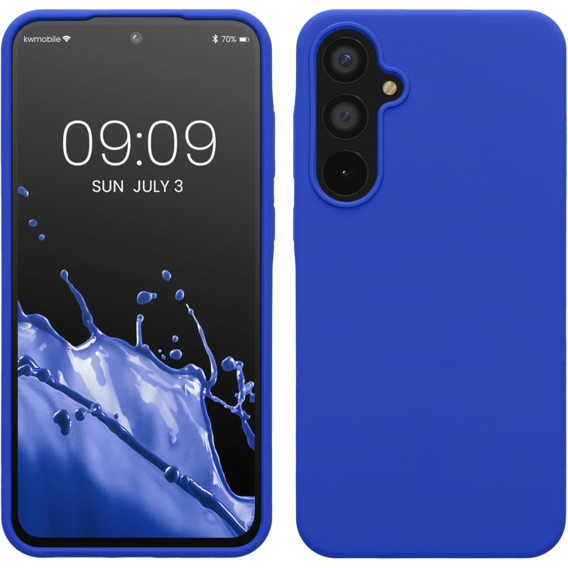 KW Samsung Galaxy A55 5G Θήκη Σιλικόνης Rubberized TPU - Baltic Blue KW Samsung Galaxy A55 5G Θήκη Σιλικόνης Rubberized TPU - Baltic Blue