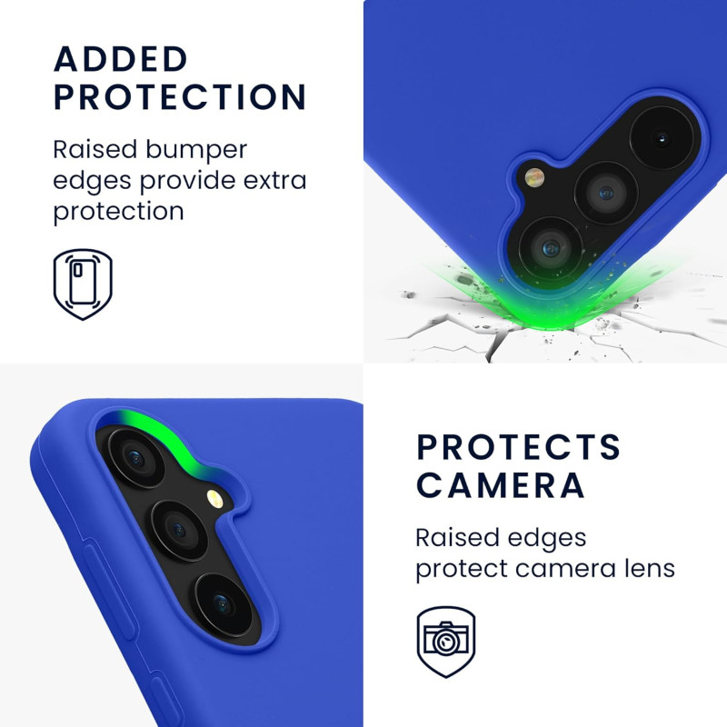 KW Samsung Galaxy A55 5G Θήκη Σιλικόνης Rubberized TPU - Baltic Blue KW Samsung Galaxy A55 5G Θήκη Σιλικόνης Rubberized TPU - Baltic Blue