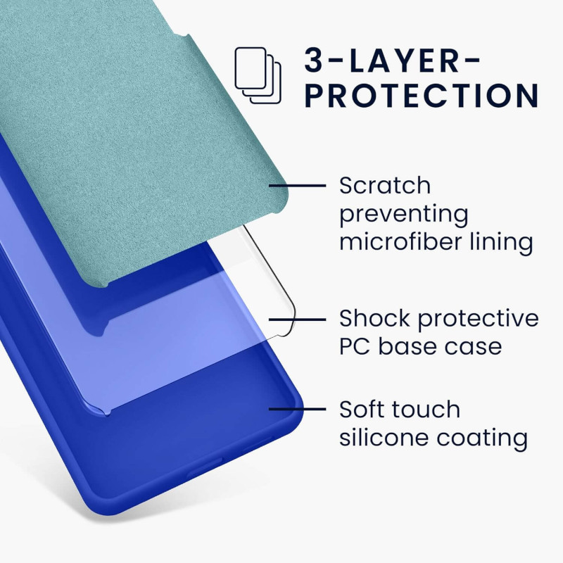 KW Samsung Galaxy A55 5G Θήκη Σιλικόνης Rubberized TPU - Baltic Blue KW Samsung Galaxy A55 5G Θήκη Σιλικόνης Rubberized TPU - Baltic Blue