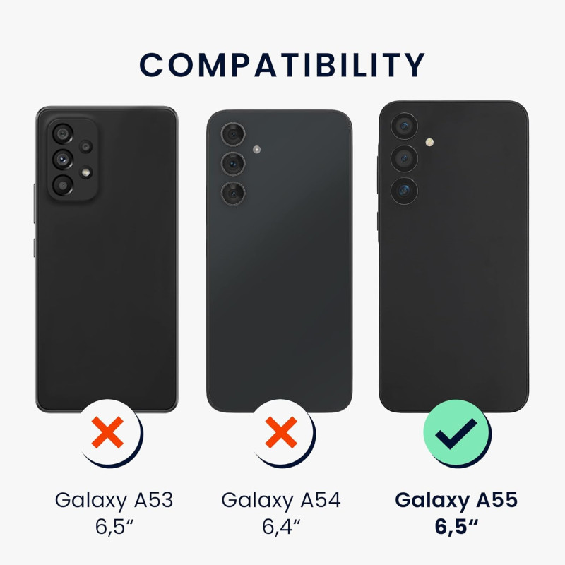 KW Samsung Galaxy A55 5G Θήκη Σιλικόνης Rubberized TPU - Baltic Blue KW Samsung Galaxy A55 5G Θήκη Σιλικόνης Rubberized TPU - Baltic Blue