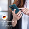 KW Xiaomi Redmi Note 13 4G Θήκη Σιλικόνης Rubberized TPU - Petrol Matte