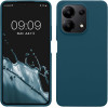 KW Xiaomi Redmi Note 13 4G Θήκη Σιλικόνης Rubberized TPU - Petrol Matte