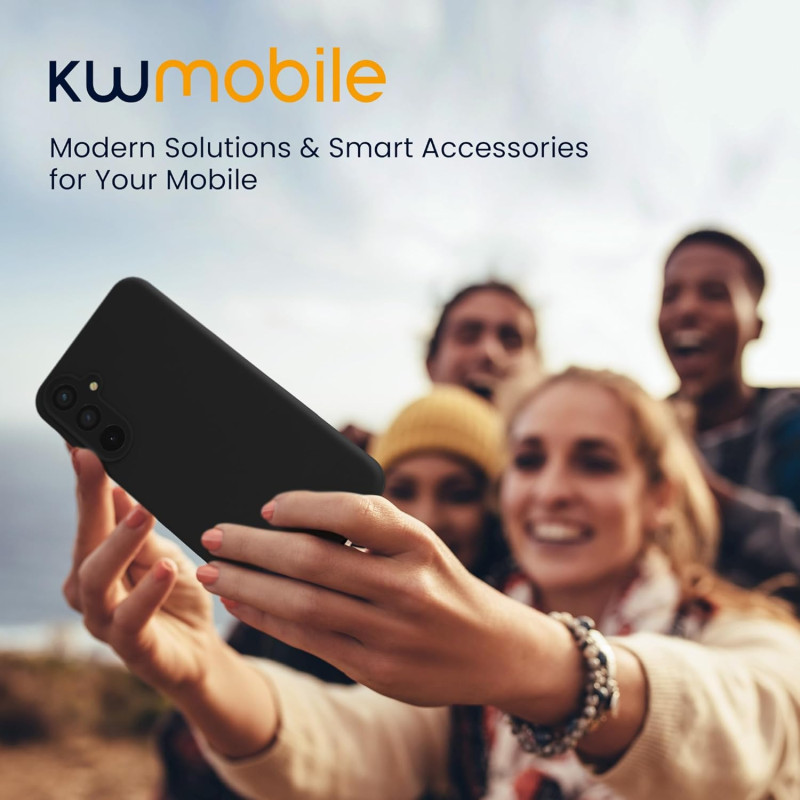 KW Samsung Galaxy A55 5G Θήκη Σιλικόνης Rubberized TPU - Black KW Samsung Galaxy A55 5G Θήκη Σιλικόνης Rubberized TPU - Black