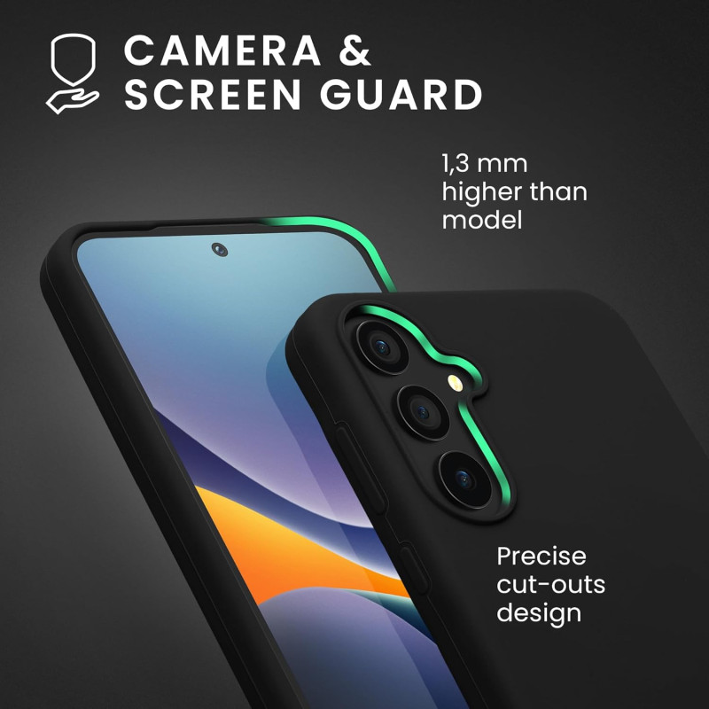 KW Samsung Galaxy A55 5G Θήκη Σιλικόνης Rubberized TPU - Black KW Samsung Galaxy A55 5G Θήκη Σιλικόνης Rubberized TPU - Black