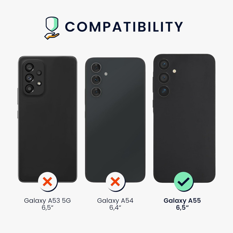 KW Samsung Galaxy A55 5G Θήκη Σιλικόνης Rubberized TPU - Matte Petrol KW Samsung Galaxy A55 5G Θήκη Σιλικόνης Rubberized TPU - Matte Petrol
