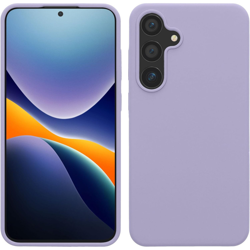 KW Samsung Galaxy S24+ Θήκη Σιλικόνης Rubberized TPU - Lavender
