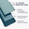 KW Xiaomi Redmi Note 13 Pro 4G Θήκη Σιλικόνης Rubberized TPU - Petrol Matte