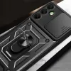 Tech-Protect Samsung Galaxy A26 5G Camshield Pro Σκληρή Θήκη με Πλαίσιο Σιλικόνης και Δαχτυλίδι Συγκράτησης - Black