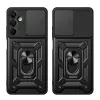 Tech-Protect Samsung Galaxy A26 5G Camshield Pro Σκληρή Θήκη με Πλαίσιο Σιλικόνης και Δαχτυλίδι Συγκράτησης - Black