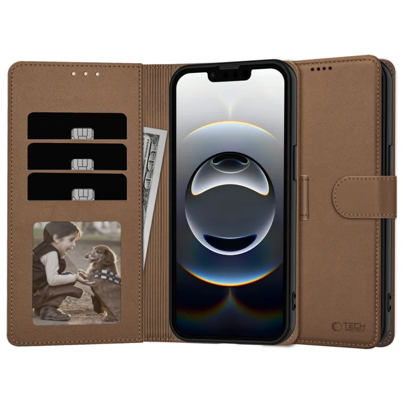Tech-Protect Samsung Galaxy A56 5G Θήκη Πορτοφόλι Stand από Δερματίνη - Brown Tech-Protect Samsung Galaxy A56 5G Θήκη Πορτοφόλι Stand από Δερματίνη - Brown