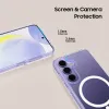 Tech-Protect Samsung Galaxy A36 5G Flexair Hybrid MagSafe Σκληρή Θήκη με Πλαίσιο Σιλικόνης και MagSafe - Διάφανη
