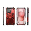 Supcase iPhone 16 Plus Armorbox MagSafe Σκληρή Θήκη με Προστασία Οθόνης και Κάλυμμα Κάμερας / Stand - Metallic Red
