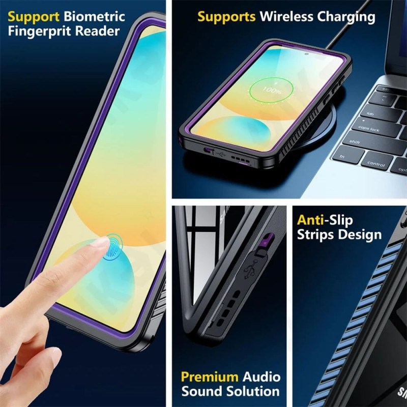 ShellBox Samsung Galaxy S25 Plus - Αδιάβροχη Θήκη IP68 - Black ShellBox Samsung Galaxy S25 Plus - Αδιάβροχη Θήκη IP68 - Black