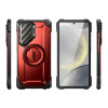 Supcase Samsung Galaxy S25 Ultra - Unicorn Beetle XT MagSafe - Σκληρή Θήκη με Προστασία Οθόνης / Καμερών και Stand - Metallic Red