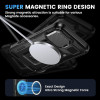Techsuit iPhone 16 CamVault MagSafe Σκληρή Θήκη με Πλαίσιο Σιλικόνης - Black