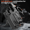 Techsuit Samsung Galaxy A16 4G / A16 5G CamVault MagSafe Σκληρή Θήκη με Πλαίσιο Σιλικόνης - Black